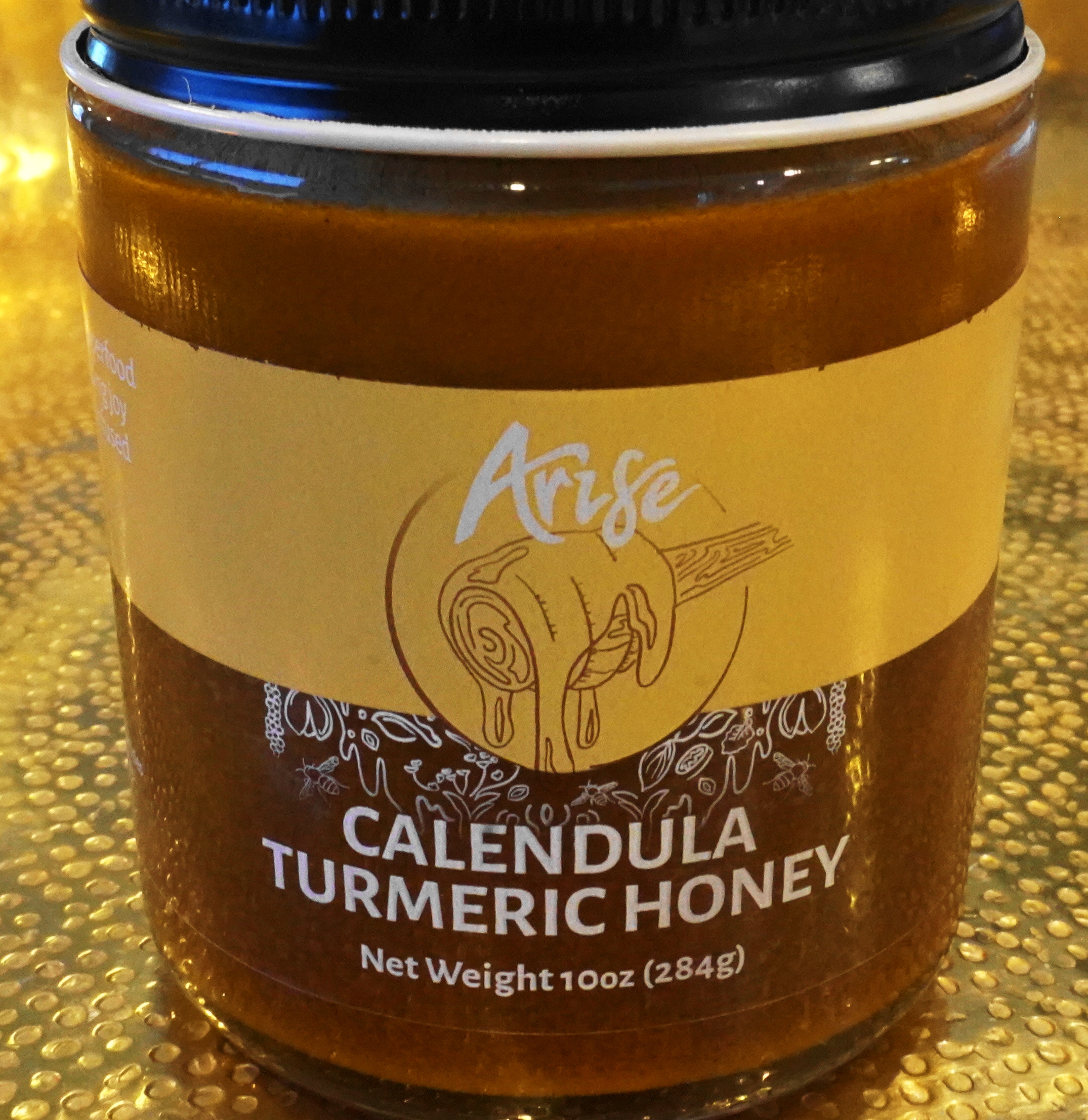 Calendula Turmeric Honey - An Herbal Honey Infusion for Vitality & Glow - Image 2